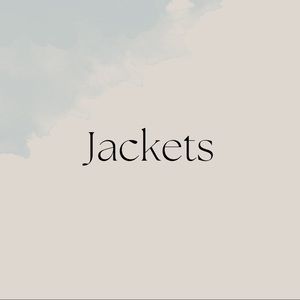 Jackets, cardigans, sweaters, kimonos, blazers